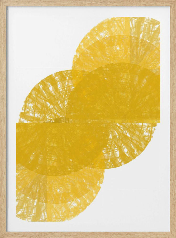 Gelbe Kreis-Fans 1 | Poster