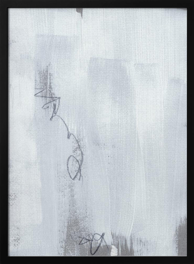 Echoes in White and Graphite | Poster