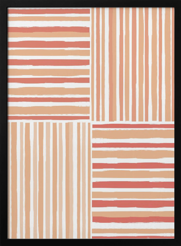 Vertical And Horizontal Stripes | Poster