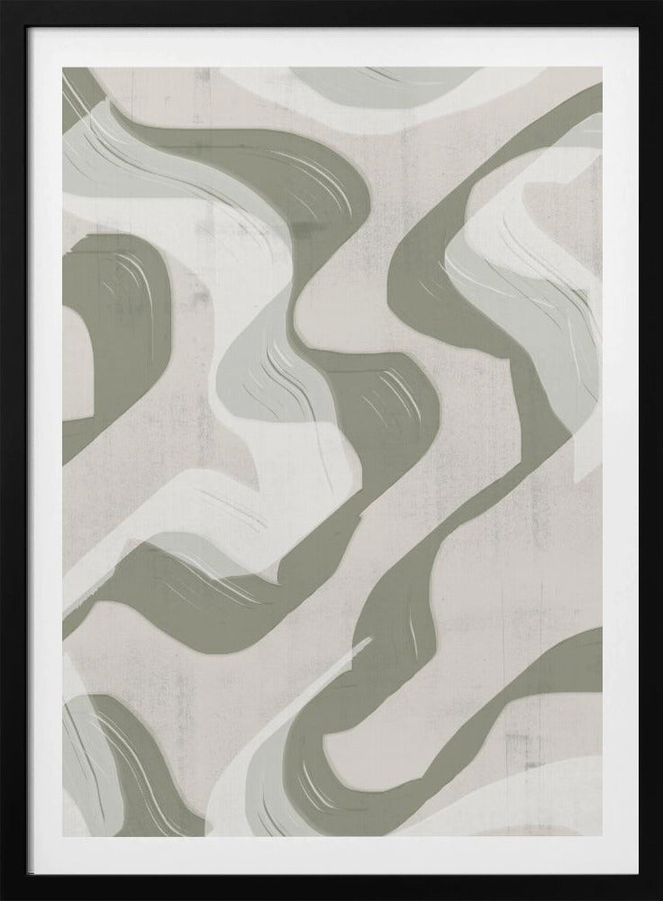 Fließende Erdmuster | Poster