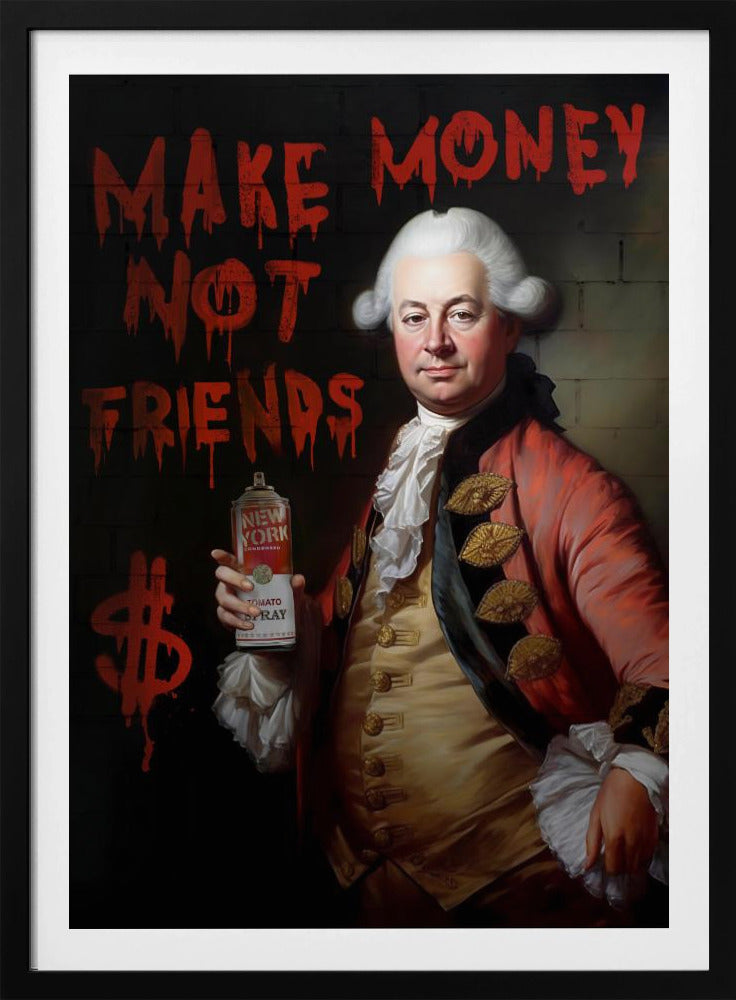 Geld verdienen, nicht Freunde | Poster