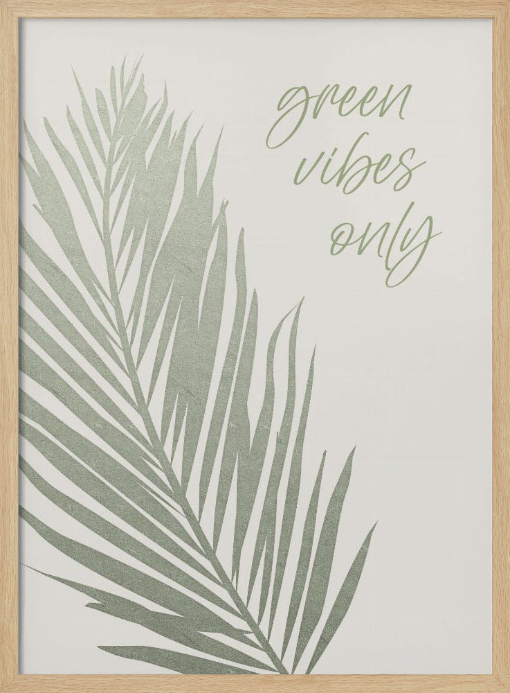 Nur grüne Vibes | Poster