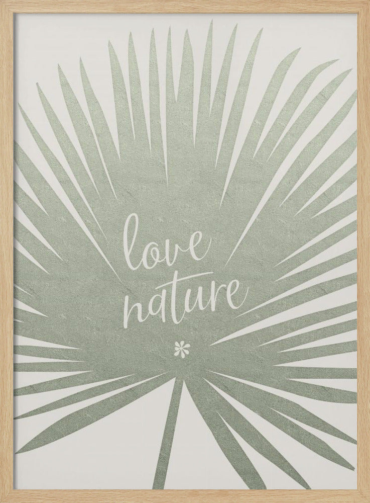 Liebe die Natur | Poster