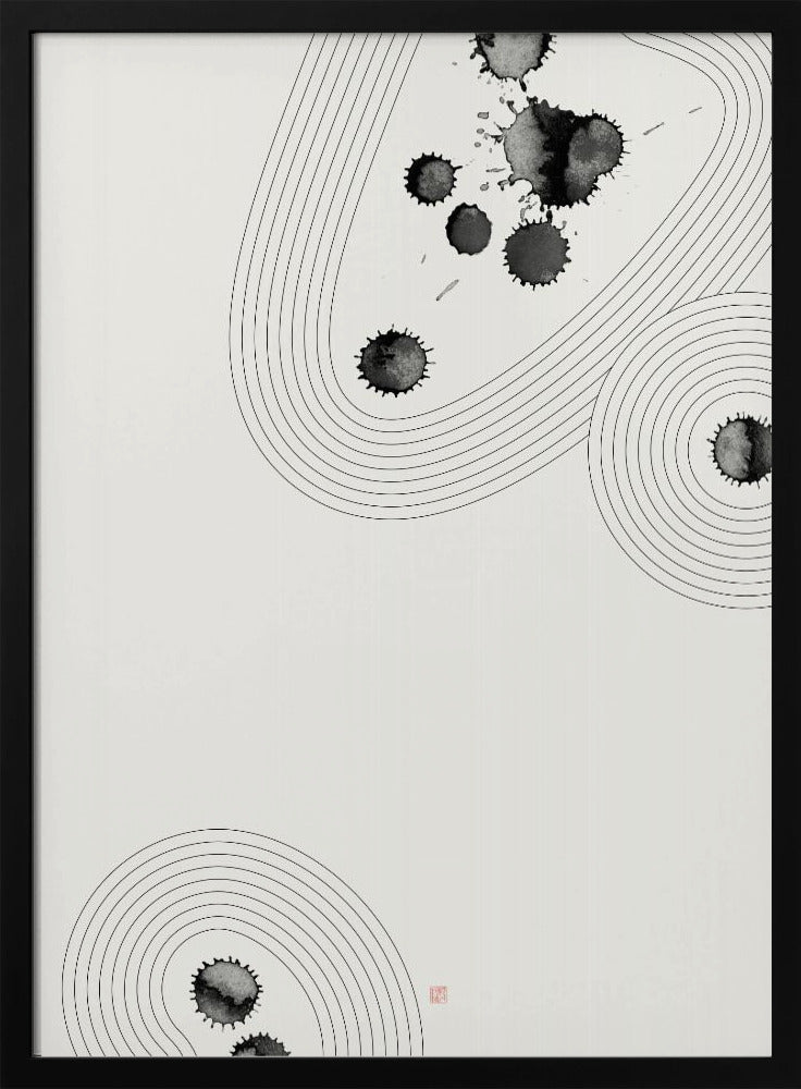 Zufälliger Zen-Garten Nr. 3 | Poster