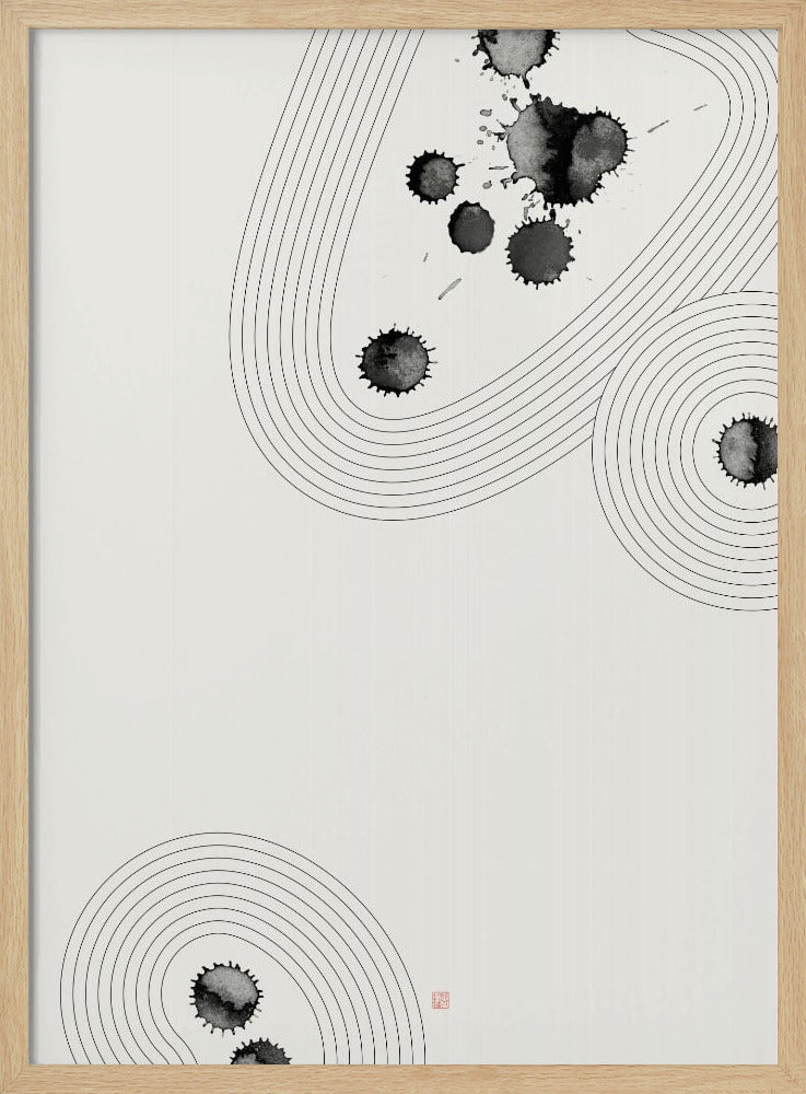 Zufälliger Zen-Garten Nr. 3 | Poster