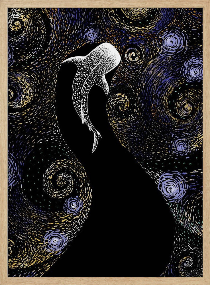 Star Eater In Van Gogh Style   Colored | Poster