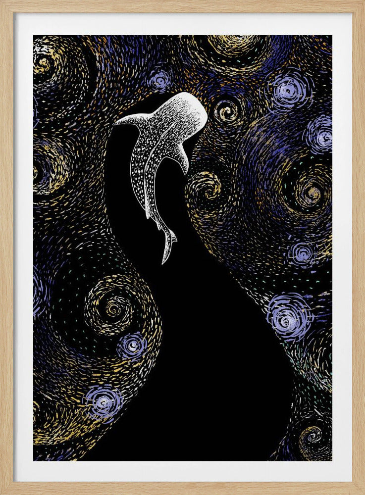 Star Eater In Van Gogh Style   Colored | Poster