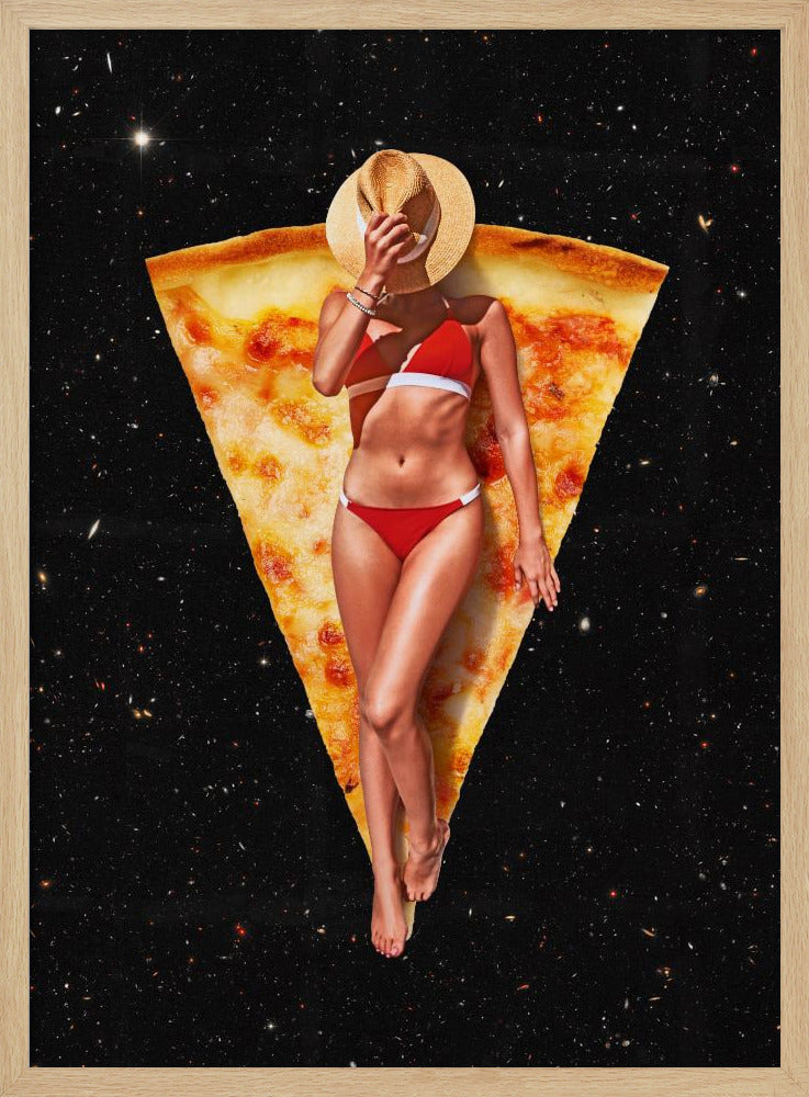 Pizza Sonnenbräune | Poster