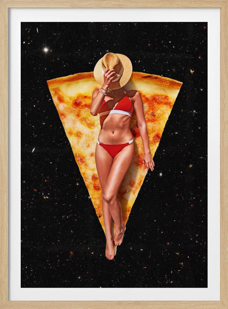 Pizza Sonnenbräune | Poster