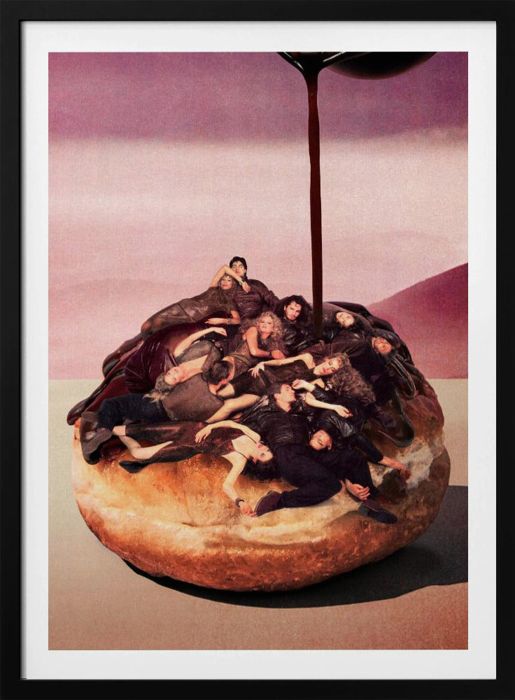 Surrealer dekadenter Donut | Poster