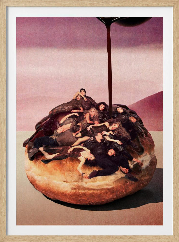 Surrealer dekadenter Donut | Poster
