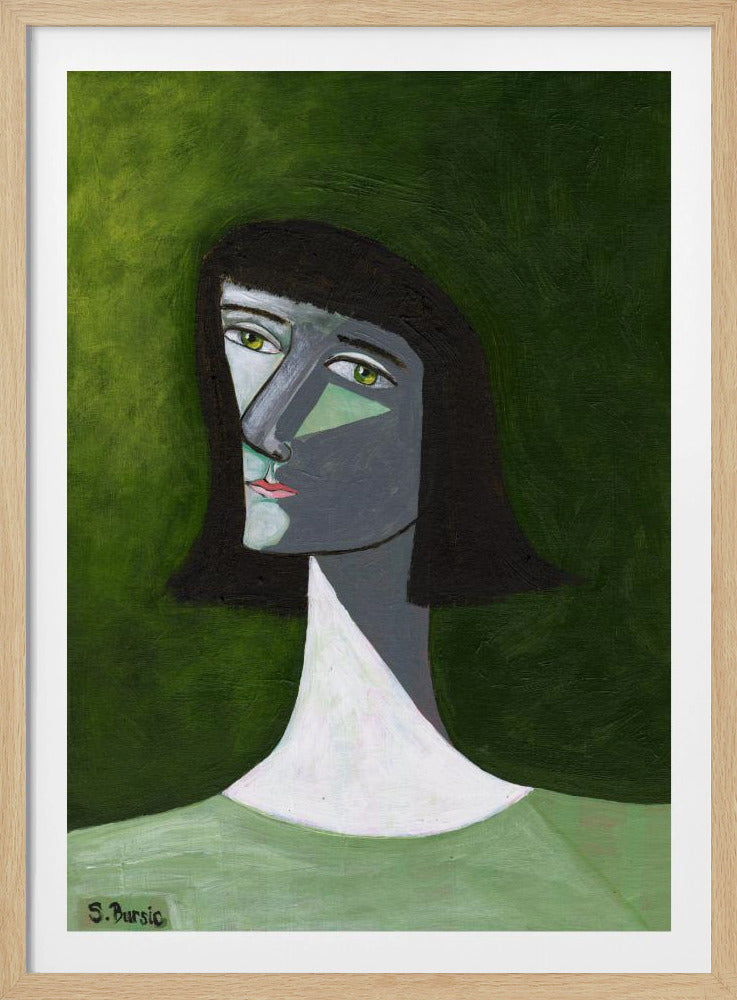 Dame in Grün | Poster