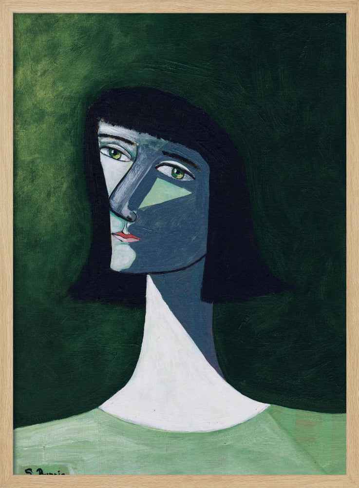 Frau im Licht | Poster