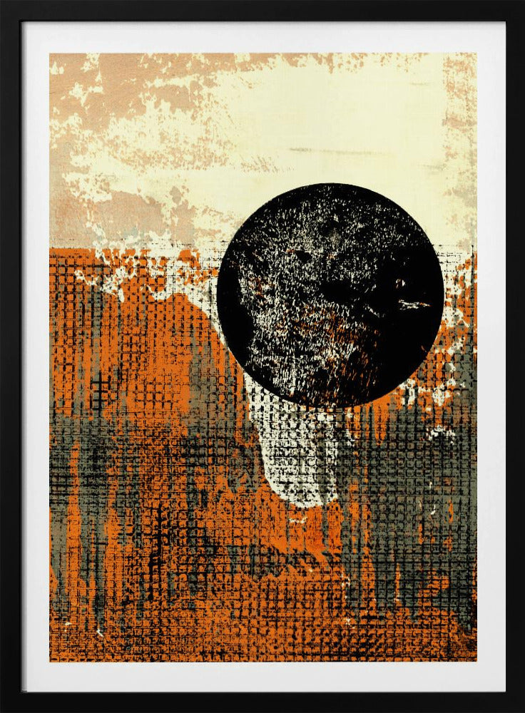 Sonnenfinsternis über Textur | Poster