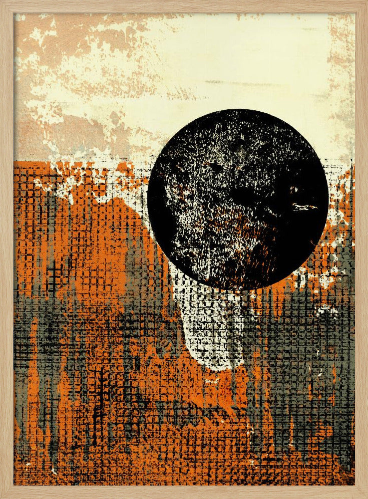 Sonnenfinsternis über Textur | Poster
