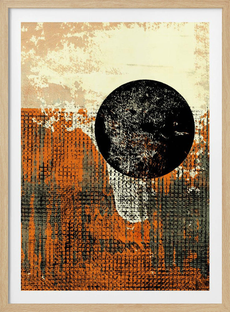 Sonnenfinsternis über Textur | Poster