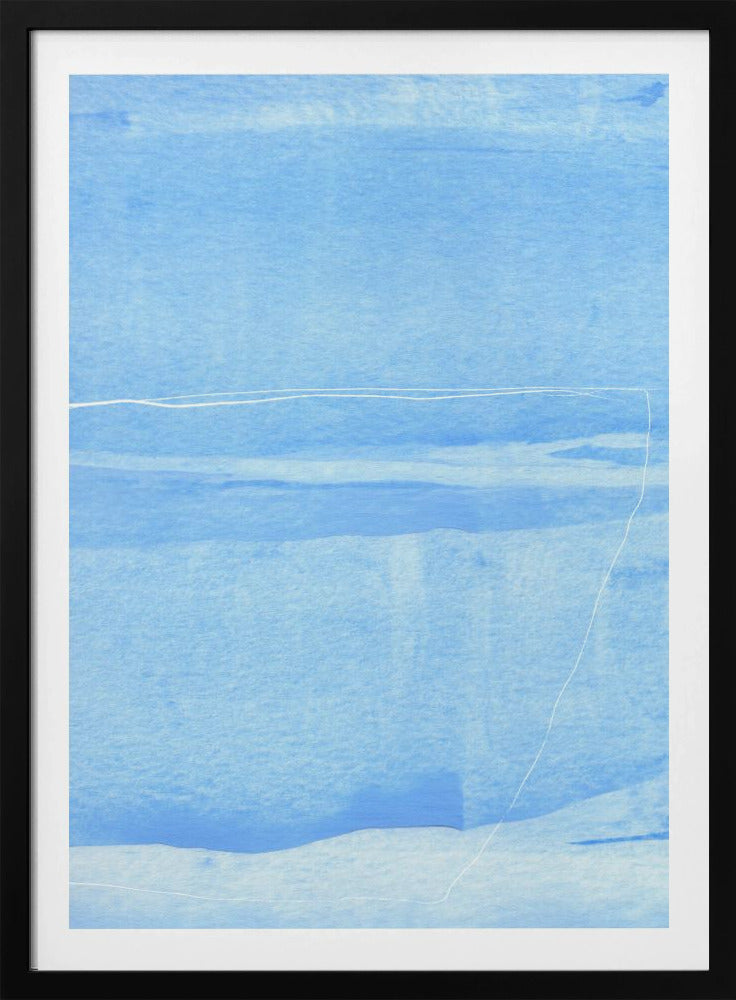Coole azurblaue Horizonte | Poster