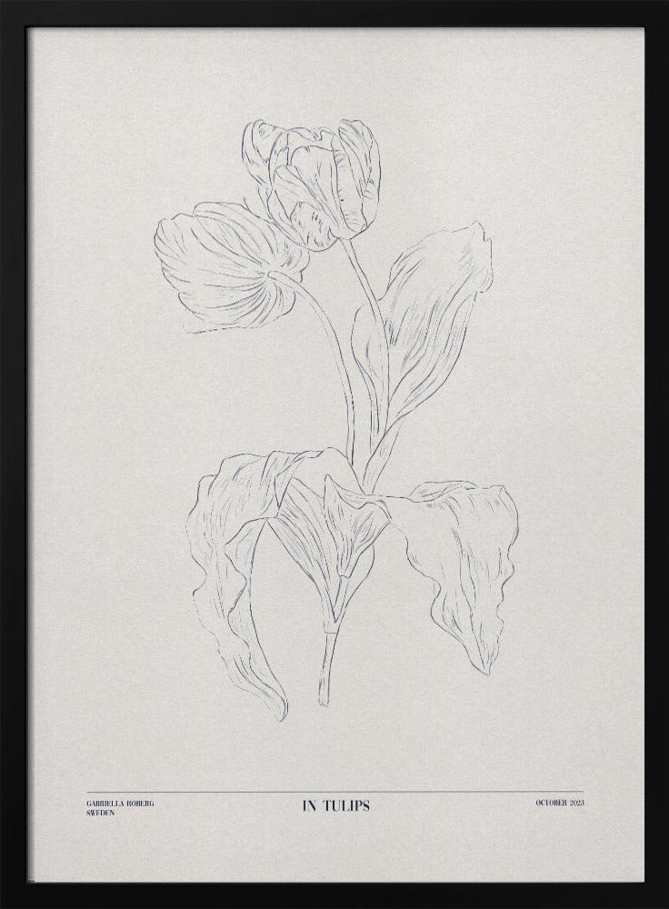 In Tulpen (blau) | Poster