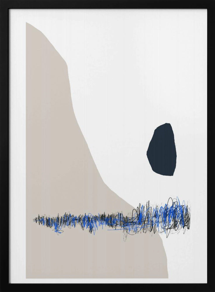 Abstraktes minimalistisches Kunstwerk | Poster