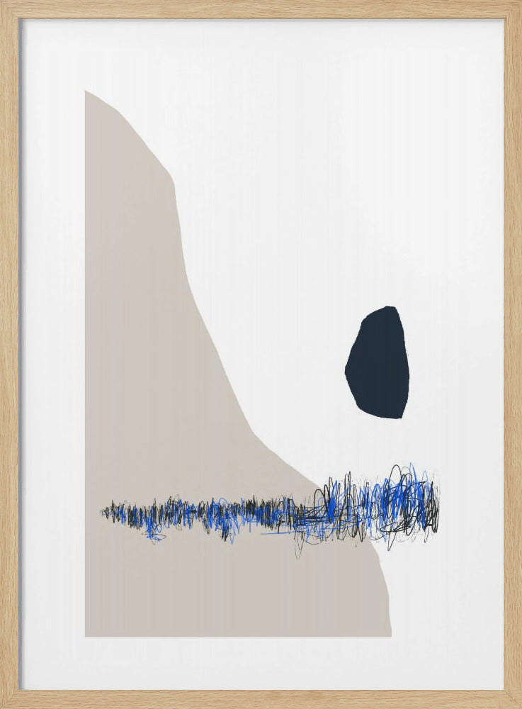 Abstraktes minimalistisches Kunstwerk | Poster