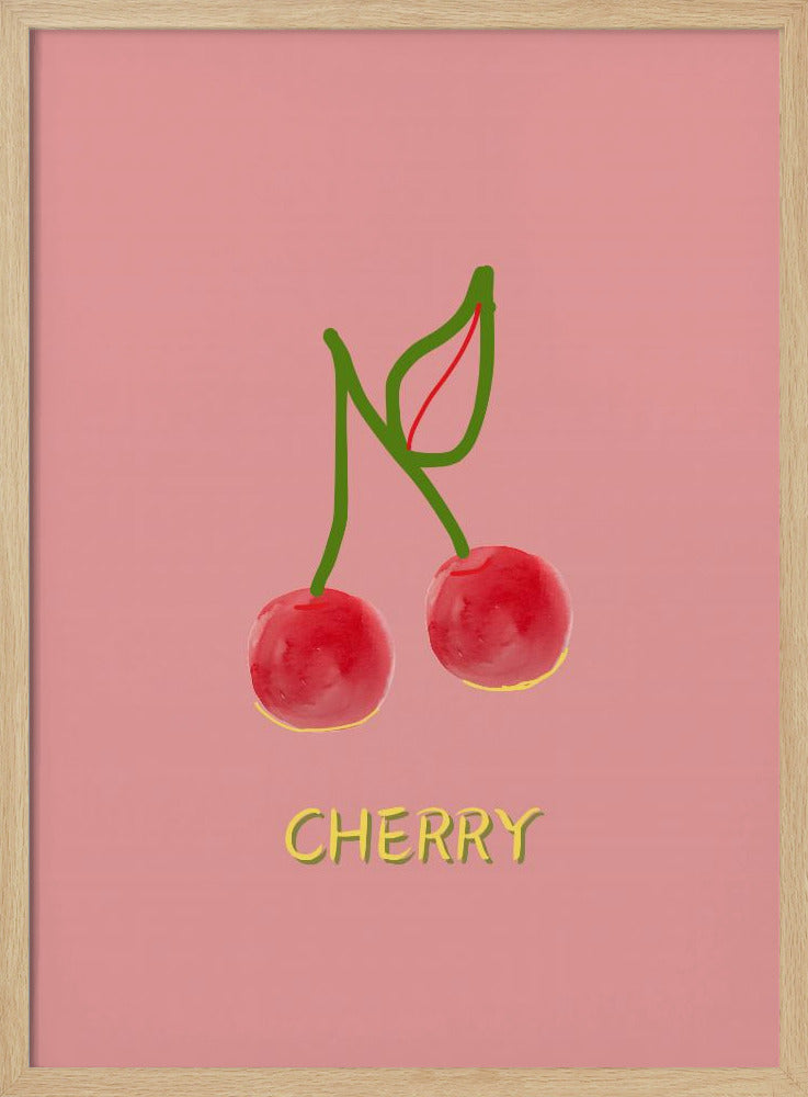 Kirsche in Pink | Poster