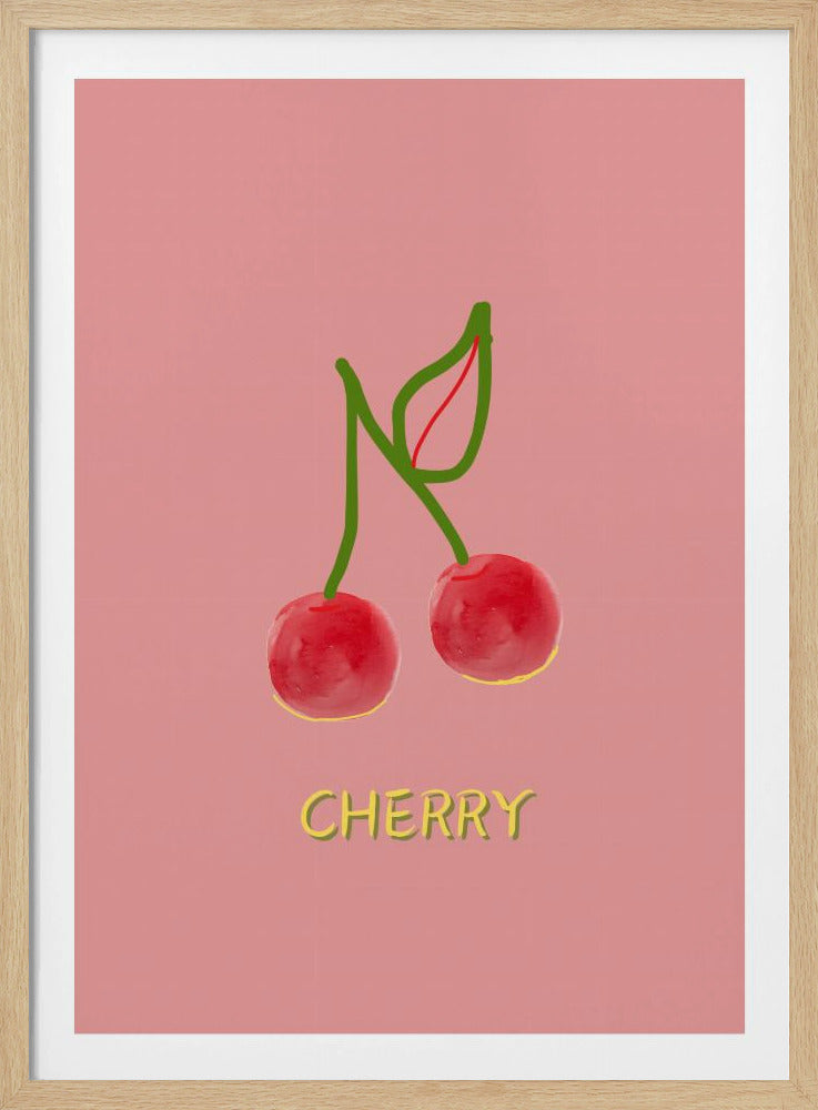 Kirsche in Pink | Poster