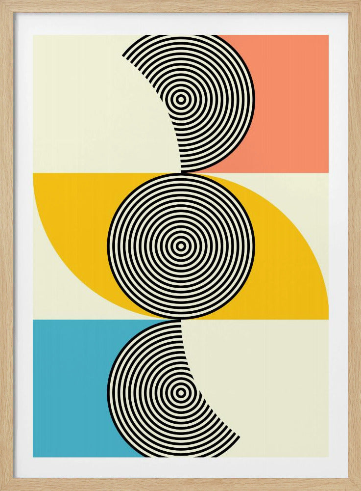 Kreise in Harmonie | Poster