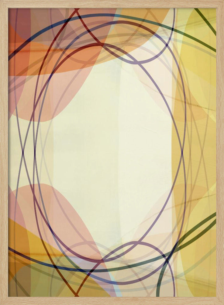 Sandy Pink Hues Abstract 2 | Poster