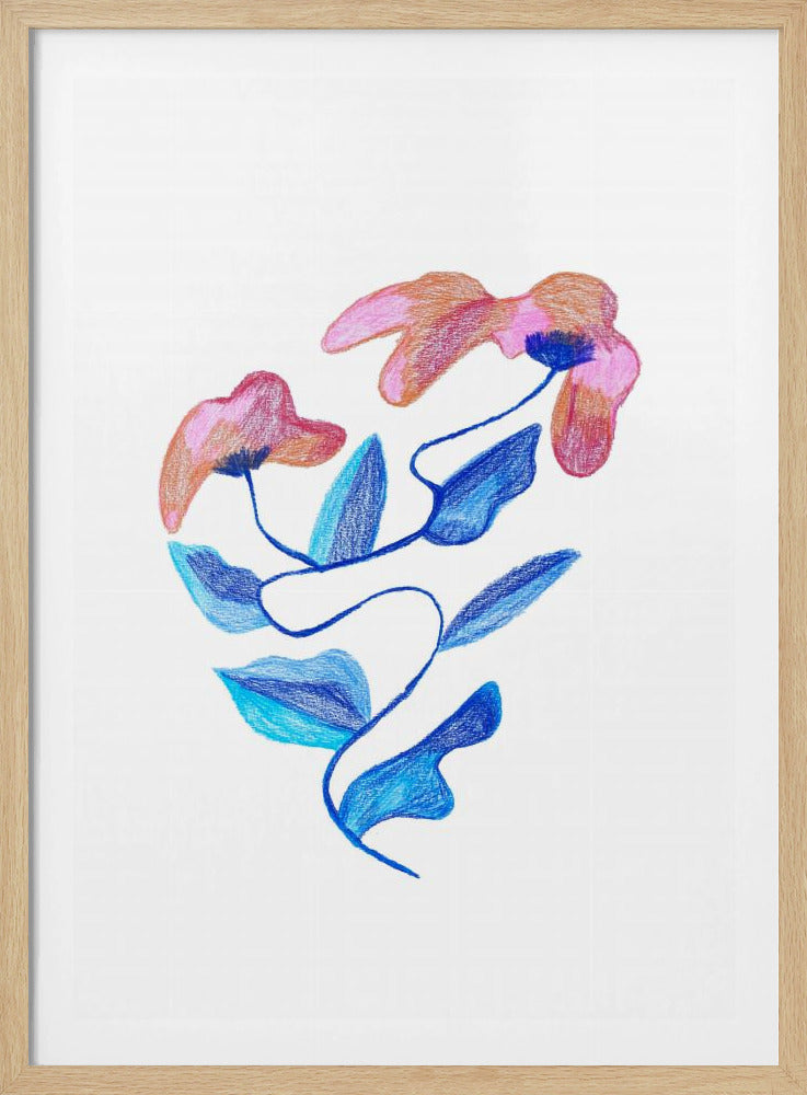 Abstrakte Blume | Poster