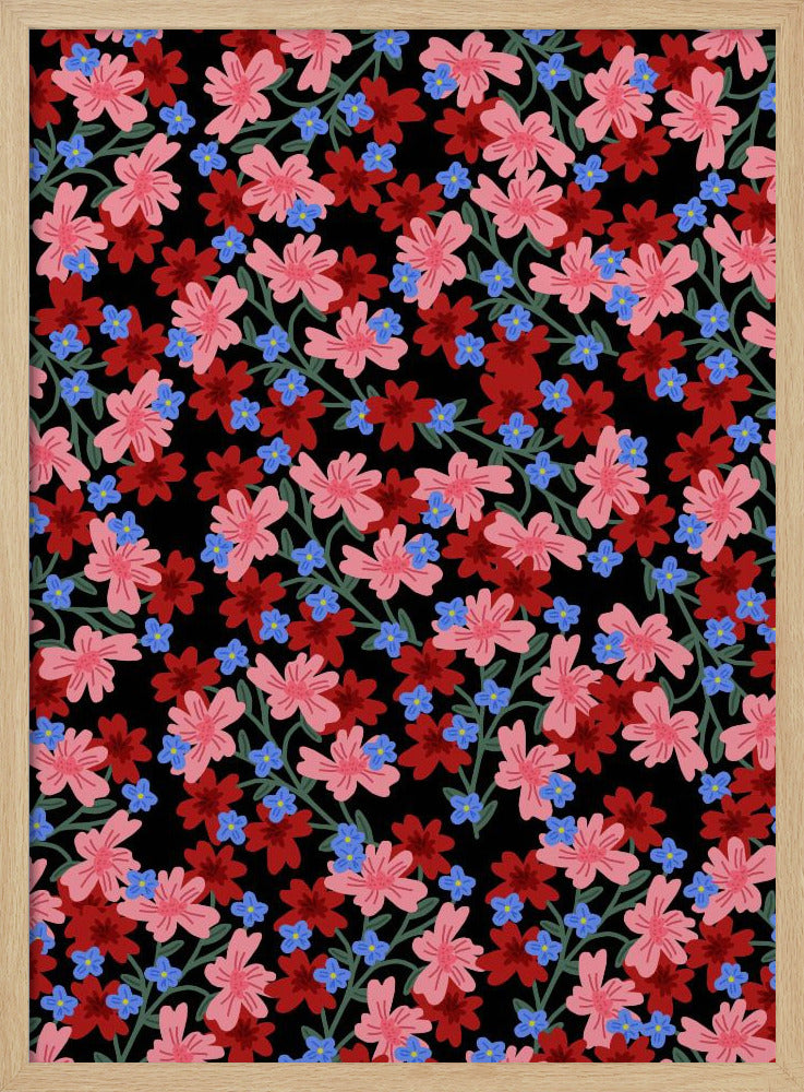 9933x14043 Din 50 Romantic Floral | Poster