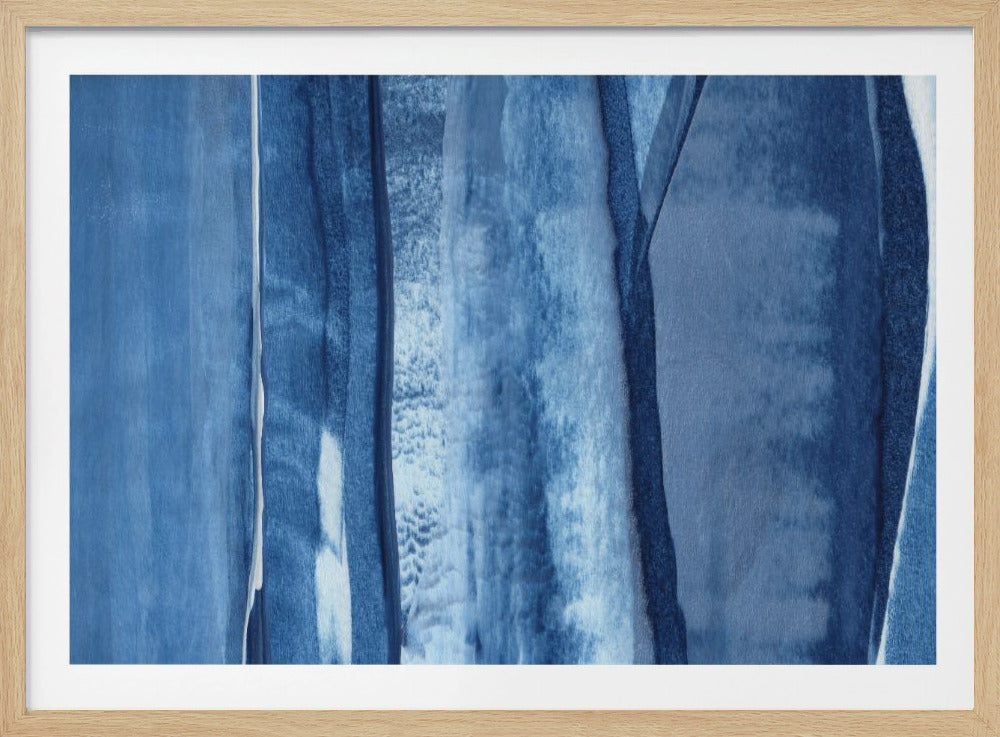 Blue Lines And Shades | Poster