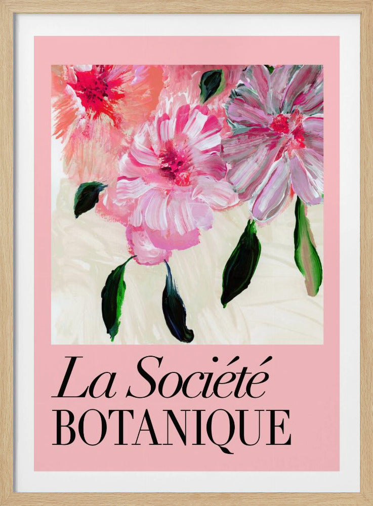 La Société Botanique Rosa Blumen | Poster