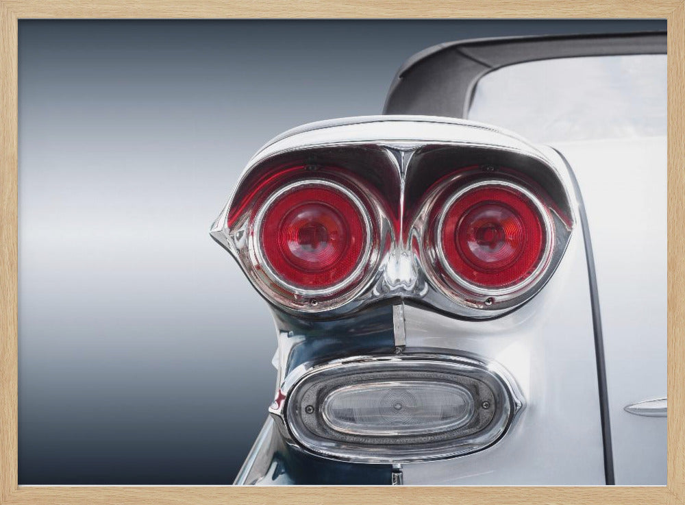 American classic car Bonneville 1958 Convertible | Poster
