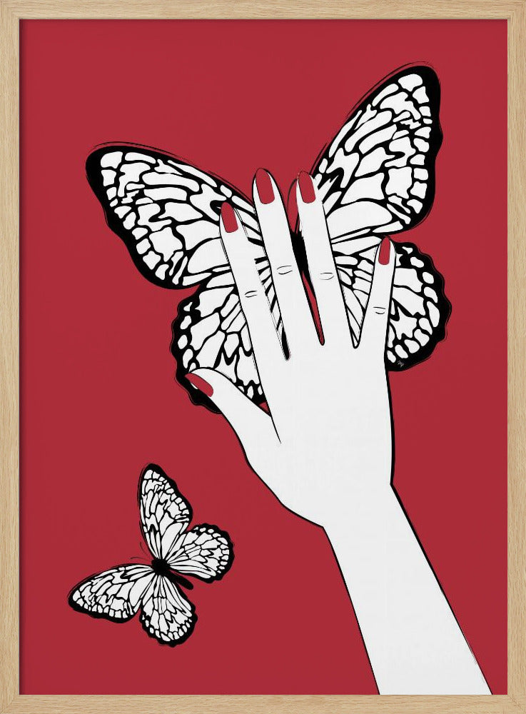 Holding a Butterfly | Poster