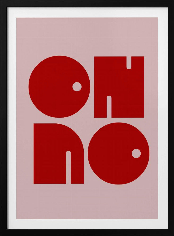 Fettgedrucktes typografisches Echo | Poster