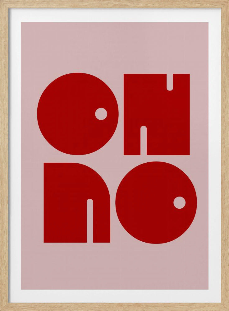 Fettgedrucktes typografisches Echo | Poster