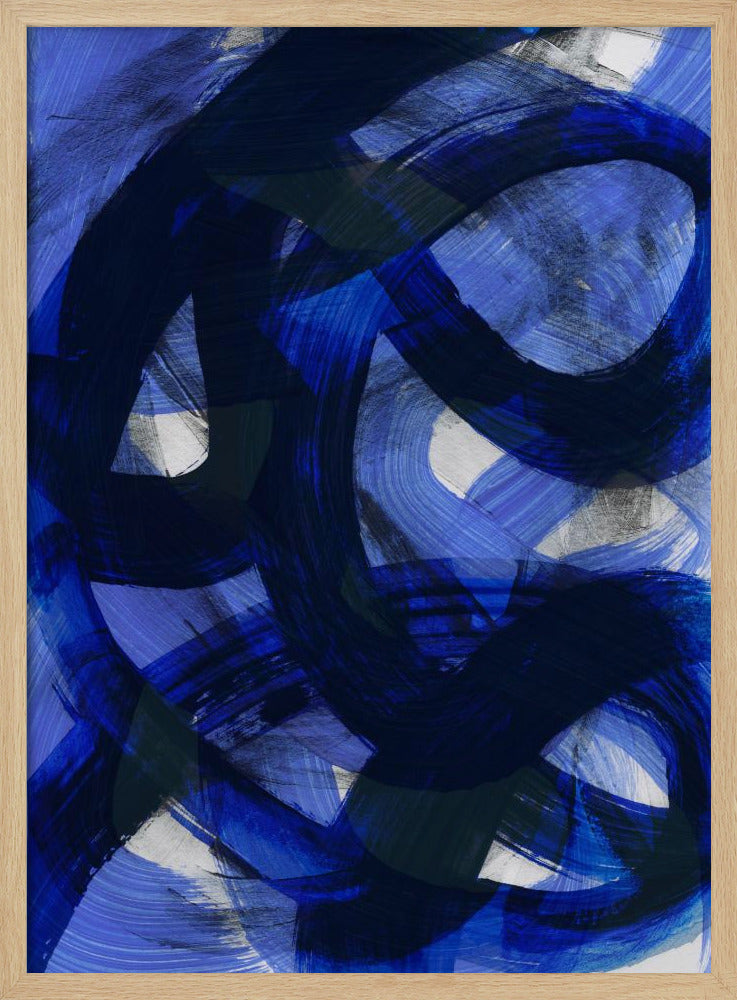 Abstract Brush Strokes 147 | Poster