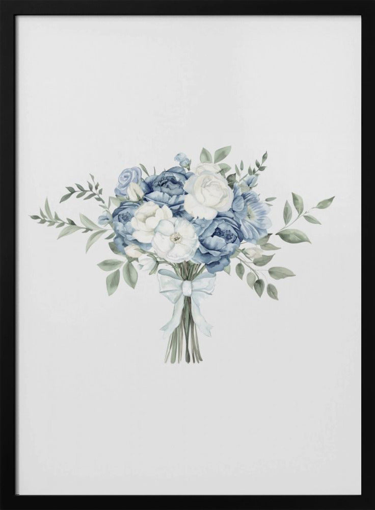 Coastal Bouquet With Bow | Poster