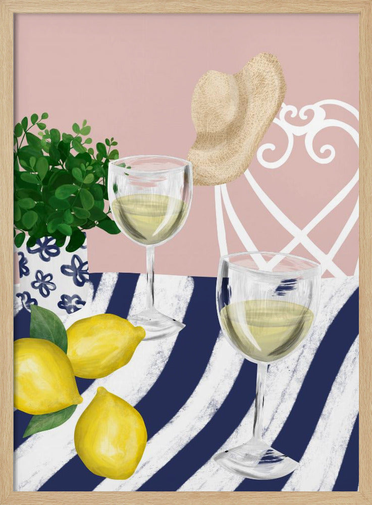 Weißwein für zwei | Poster