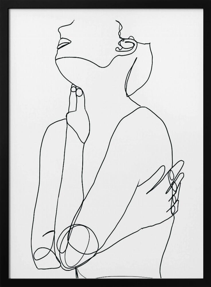 Line Drawing of Woman | Poster