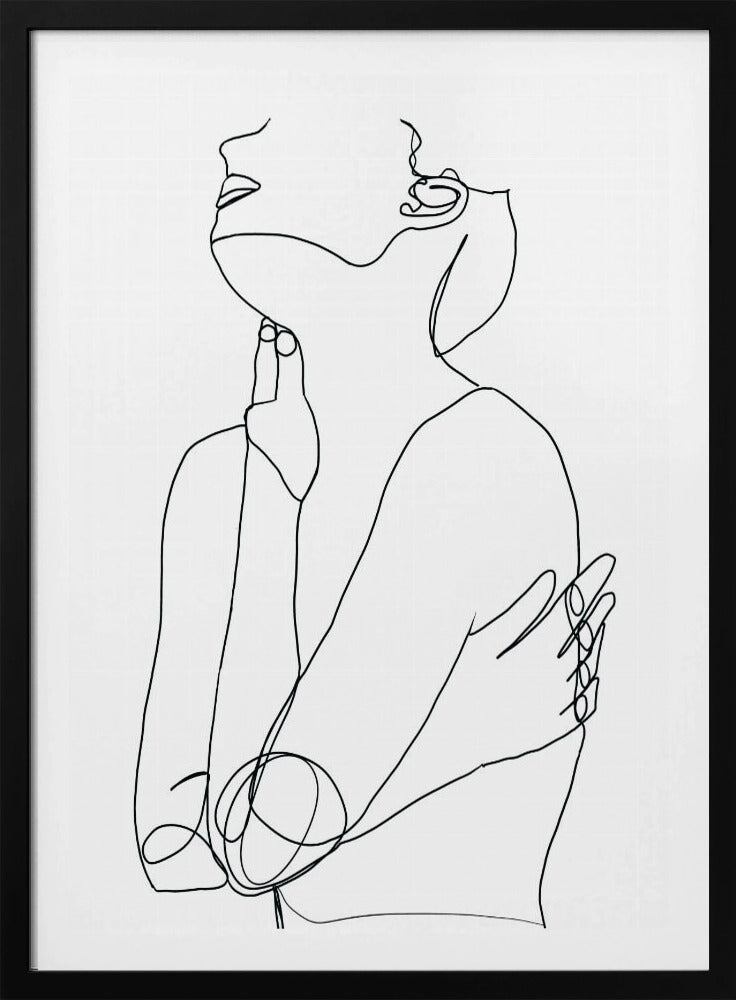 Line Drawing of Woman | Poster
