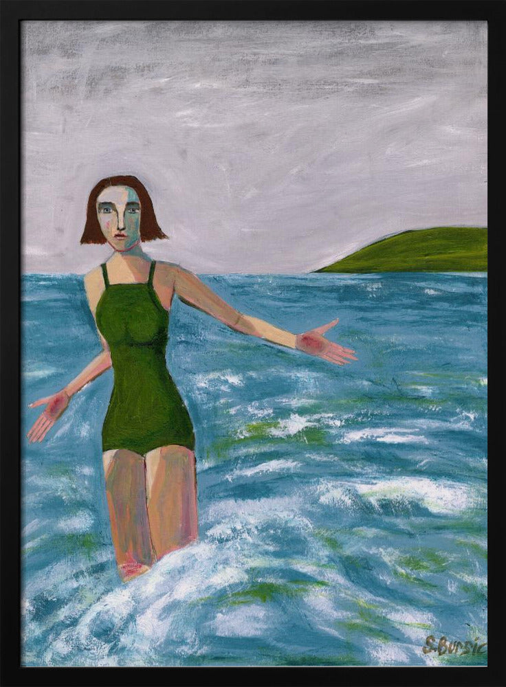 Woman by the sea | Poster