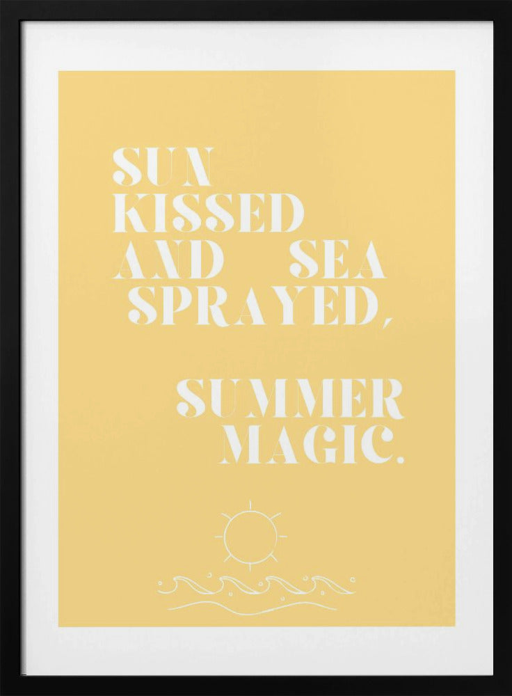 Sommerzauber, Zitat + Illustration | Poster