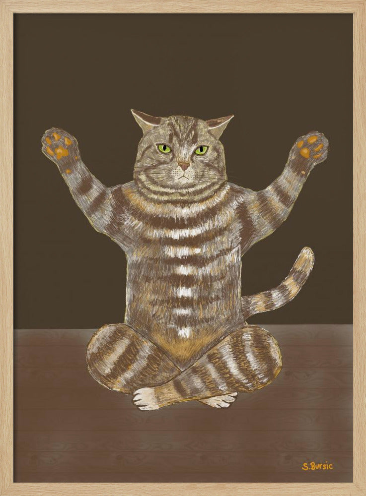 Yoga-Katze | Poster