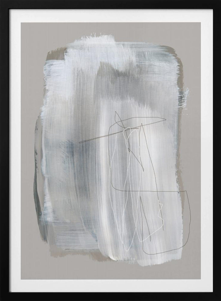 Abstrakte Pinselstriche 109 | Poster