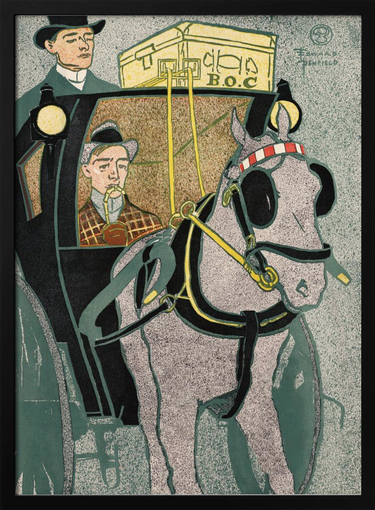 Mann in der Kutsche (1896) | Poster