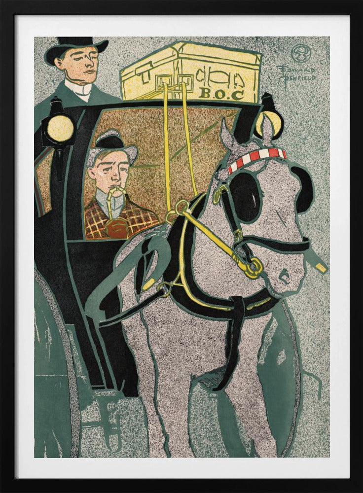 Mann in der Kutsche (1896) | Poster