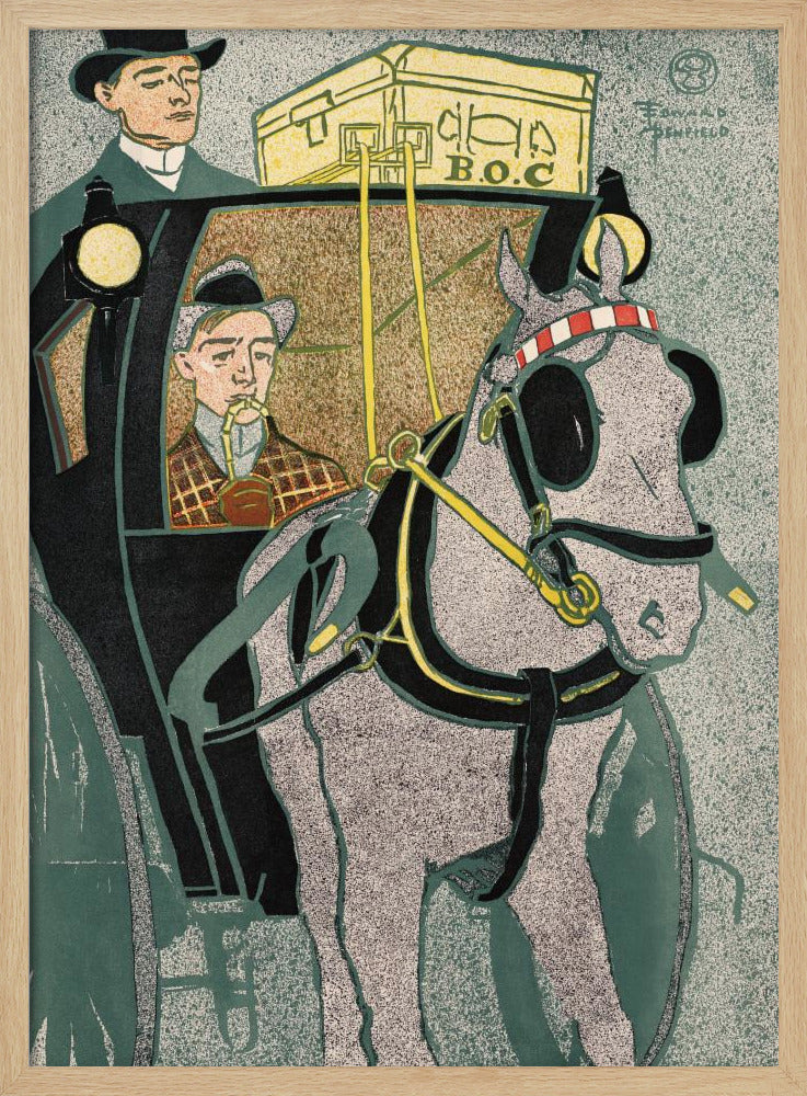 Mann in der Kutsche (1896) | Poster