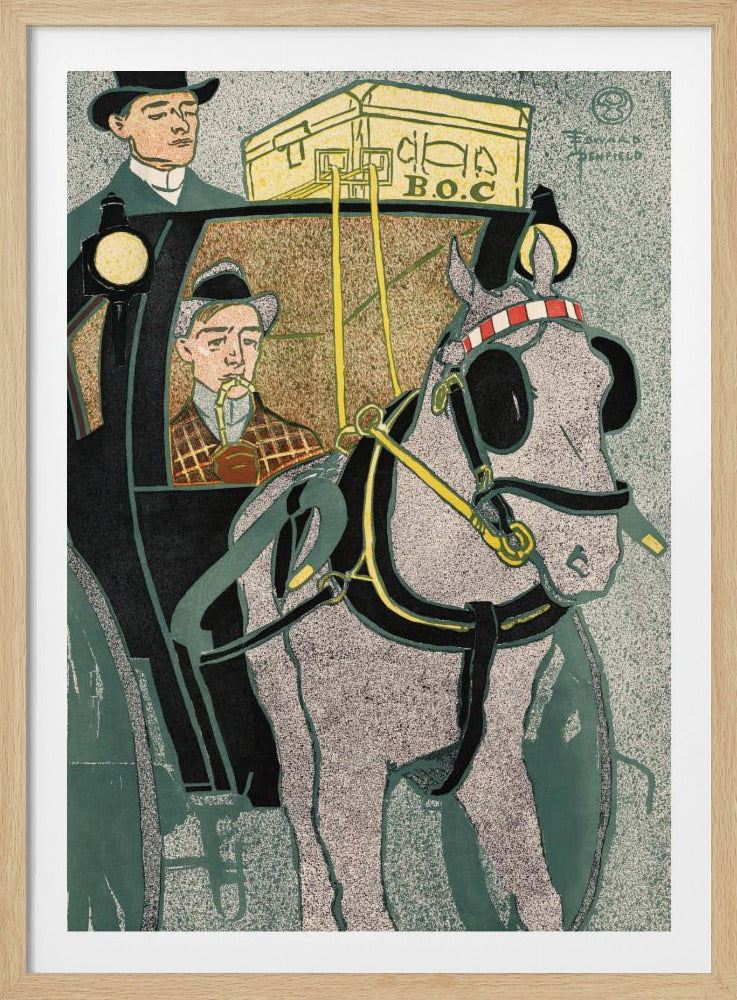 Mann in der Kutsche (1896) | Poster