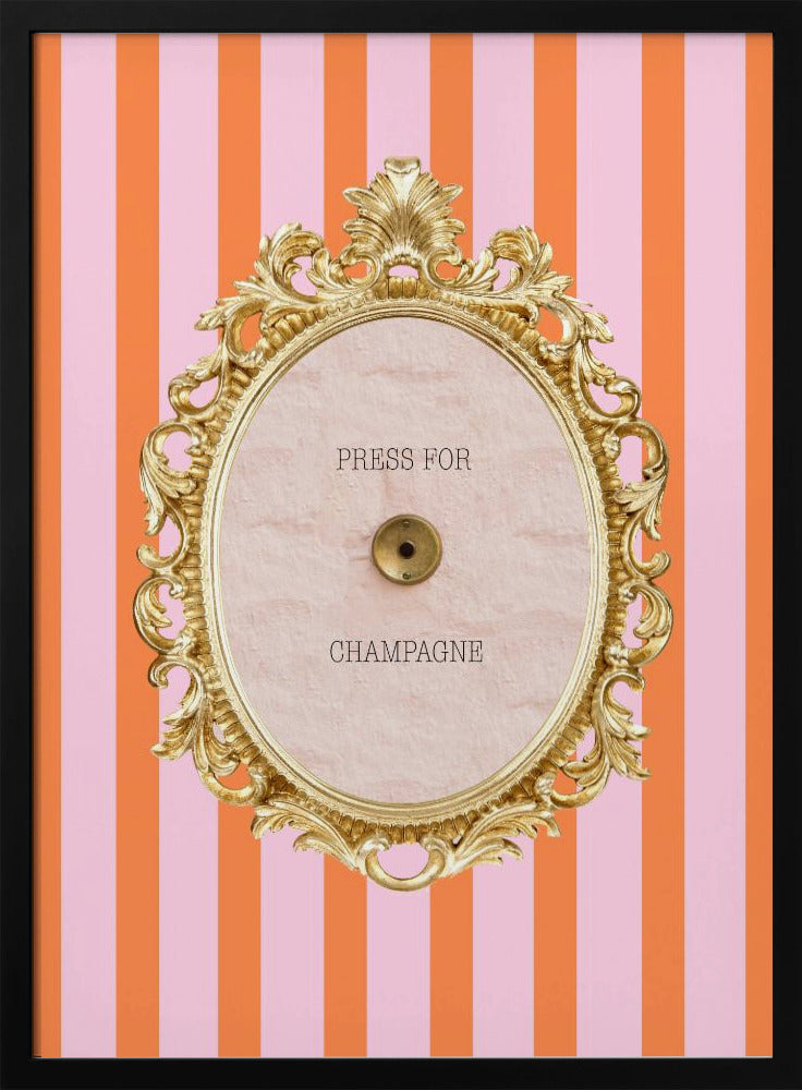 Champagnerrosaorange Verhältnis2x3 | Poster